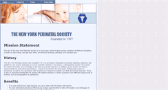 Desktop Screenshot of nyperinatalsociety.org